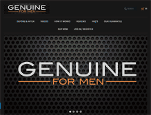 Tablet Screenshot of genuineformen.com